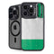 Nigeria Flag Distressed iPhone 15 Pro Kickstand Case